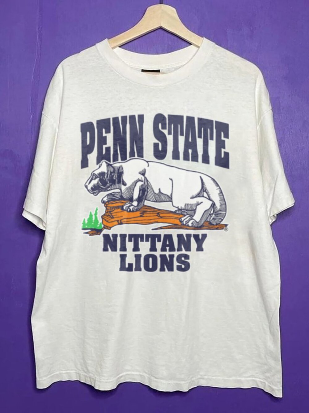 Vintage Penn State Nittany Lions Football Shirt, Penn State University Shirt Tee